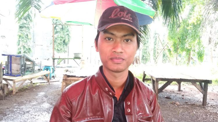 Supyan Ketua Pergerakan Peduli Pelestarian Lingkungan Jawa Timur. (Foto : klikku.net / Anam)