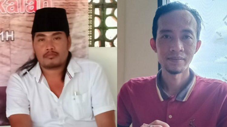 Kiri, M. Makmur Wakil Ketua AKD Kabupaten Bangkalan dan Syaiful Anam Ketua Pejalan. (Foto : klikku.net / Anam)