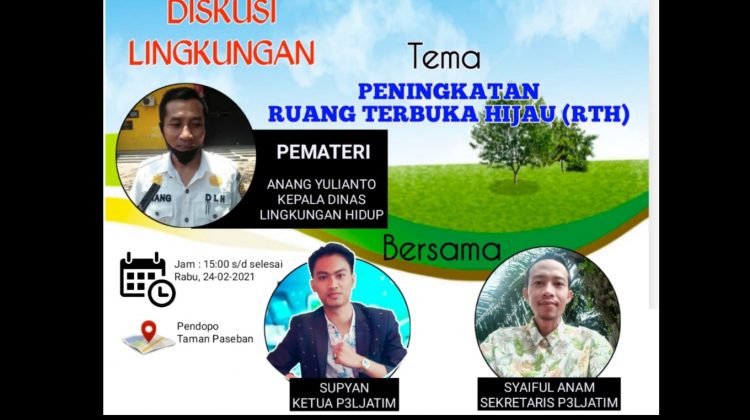 P3L Jatim Agendakan Diskusi Peningkatan RTH Kota Bangkalan. (Foto : klikku.net /ist)