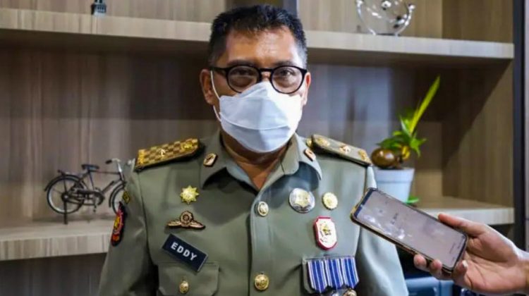Kasatpol PP Kota Surabaya Eddy Christijanto
