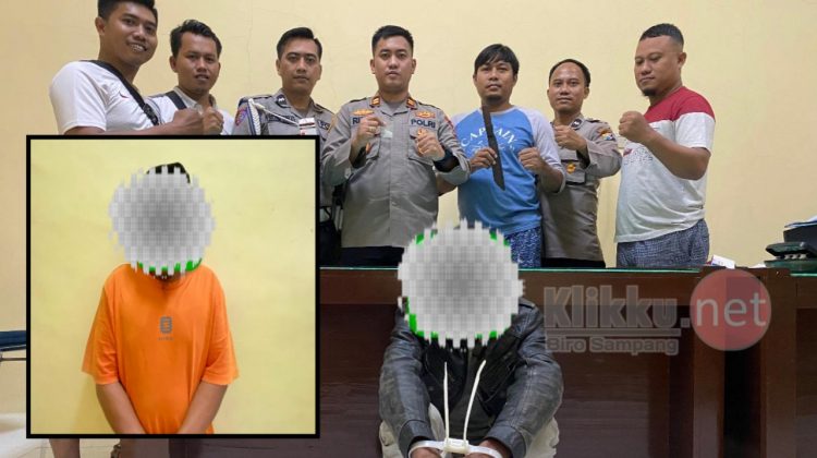 Kapolsek Banyuates dan Anggotanya Menunjukkan Diduga Pelaku Penyalahgunaan Narkotika (Doc. Anaf/klikku)