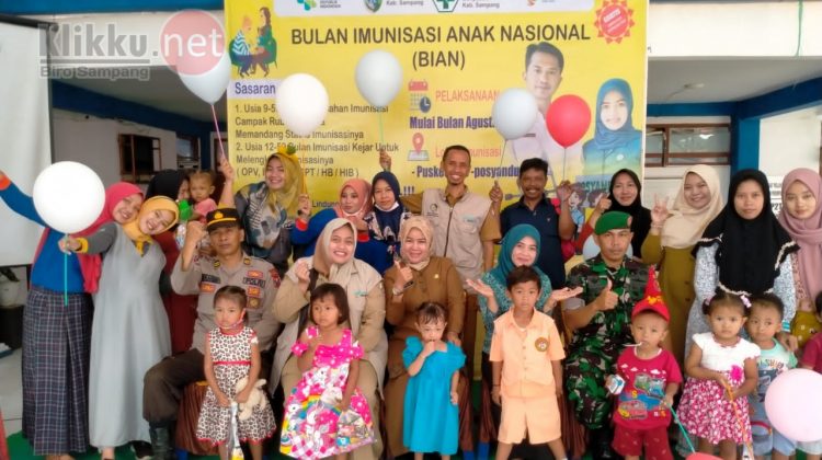 Pencanangan Bulan Imunisasi Anak Nasional (BIAN) oleh Puskesmas Banyuates 2022