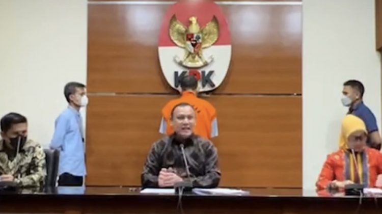 Konferensi pers KPK Kamis (27/10) kemarin.