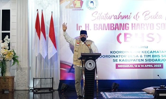Bambang Haryo dihadapan relawan