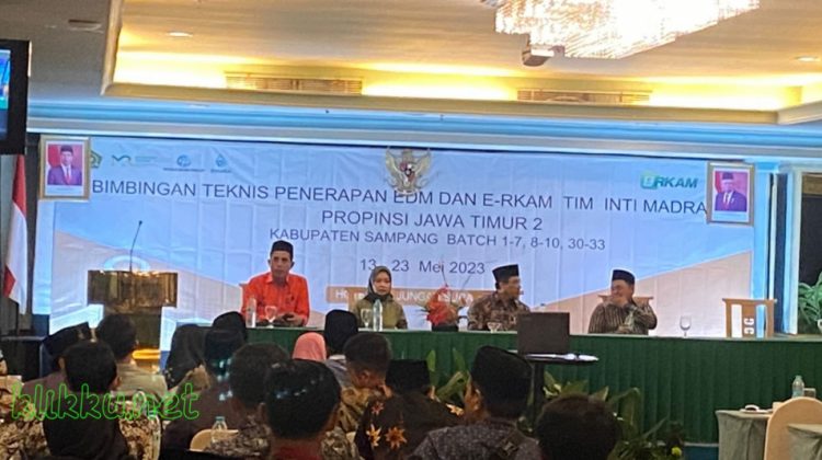 Pembukaan Bimtek EDM dan eRKAM di Surabaya (Doc. anaf/klikku)