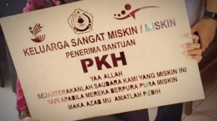 Labelisasi penerima PKH. ilustrasi dok Anam Klikku Ist.