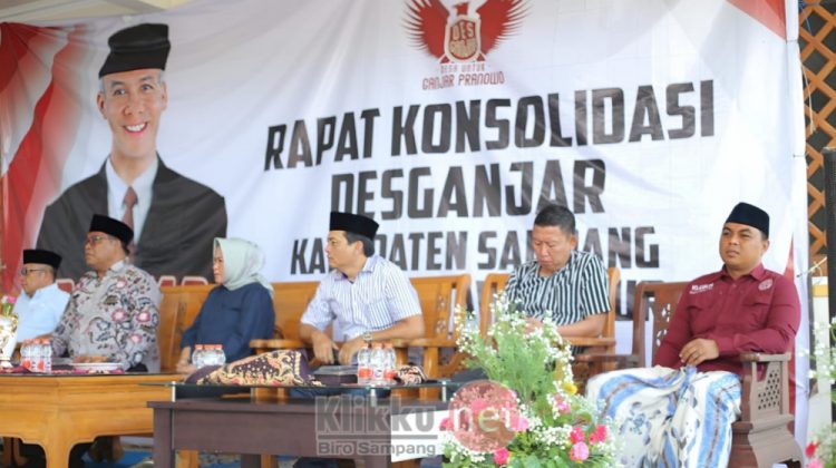 Rapat Konsolidasi Desganjar Kabupaten Sampang di Desa Ketapang Daya.
