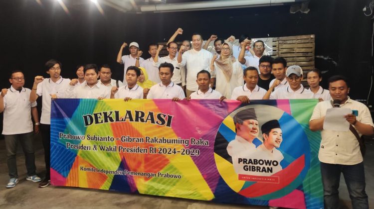 Deklarasi dukung Prabowo - Gibran 