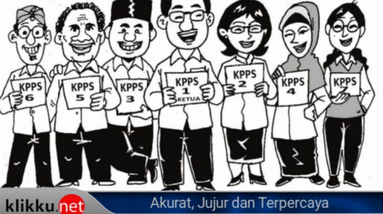 Ilustrasi petugas KPPS Pemilu 2024 (Photo : Anaf/klikku)