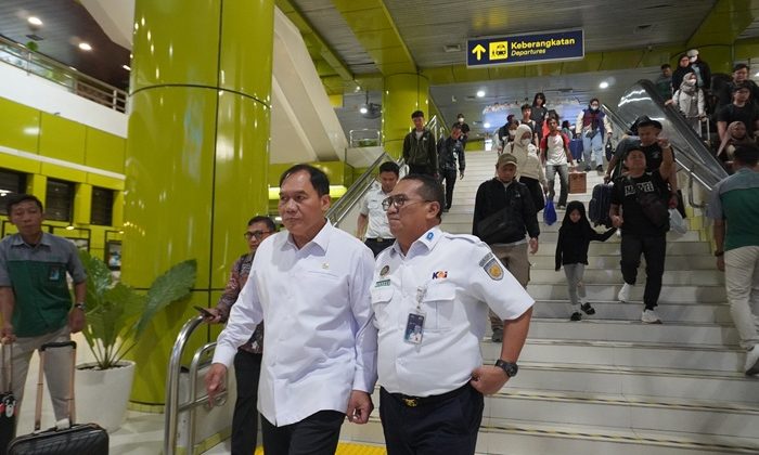Kunker ke Stasiun Gambir Jakarta/Foto : Istimewa