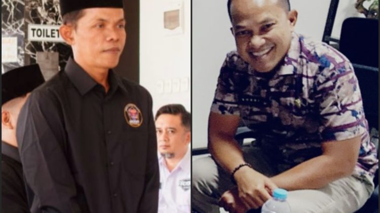 Dari kiri Hasan Waka Ketum LSM GARABS dan Ali Yusri Kabid SD Dinas Pendidikan 