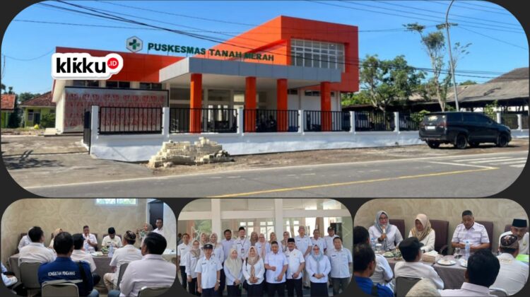 Dok Anam klikku.id Ka Biro Bangkalan. Kunjungan Sekda dan Kadinkes Bangkalan pada Puskesmas Tanah Merah.