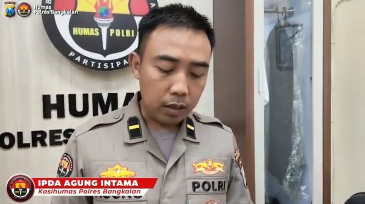 Foto Ipda Agung Kasihumas Polres Bangkalan. Dok klikku.id Biro.