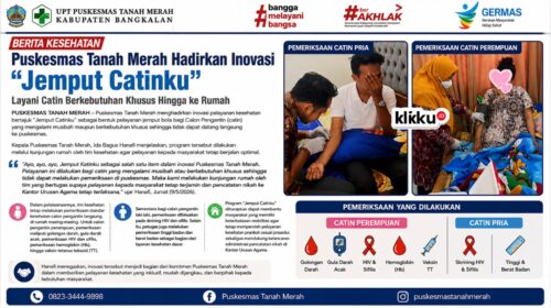 Dok : Nakes Puskesmas Tanah Merah kunjungi Catin langsung dirumah. Foto : klikku.id Anam Biro Bangkalan.