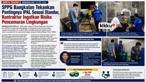 Dok foto : gambar klikku.id ist Biro Bangkalan. Dapur SPPG Bangkalan Klaim Miliki IPAL Ideal Selain Taat Regulasi Juga Demi Tidak Cemari Lingkungan.