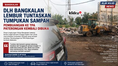 Foto gambar dok Anam klikku.id Biro Bangkalan ist.DLH Bangkalan Lembur Tuntaskan Tumpukan Sampah, Pembuangan ke TPA Paterongan Kembali Dibuka. 