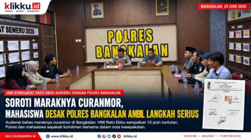 Dok gbar foto ist klikku.id Anam Biro Bangkalan. HMI koms Rato Ebhu Bangkalan