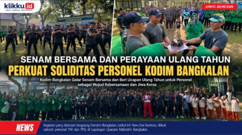 Dok gambar foto ist klikku.id Anam Biro Bangkalan. Kodim