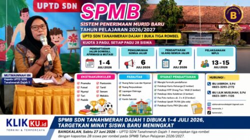 Dok gambar foto KLIKKU.ID Anam Bangkalan. SPMB SDN Tanah Merah Dajah 1 Mutmainnah.