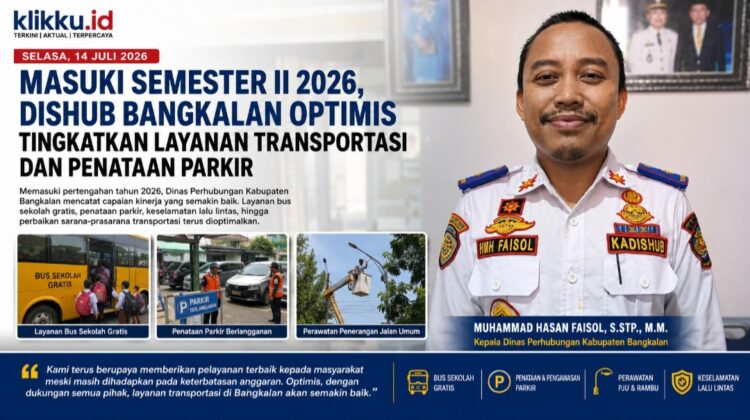 Dok Gambar foto KLIKKU.ID Anam Biro Bangkalan. Kadishub M H Faisol.